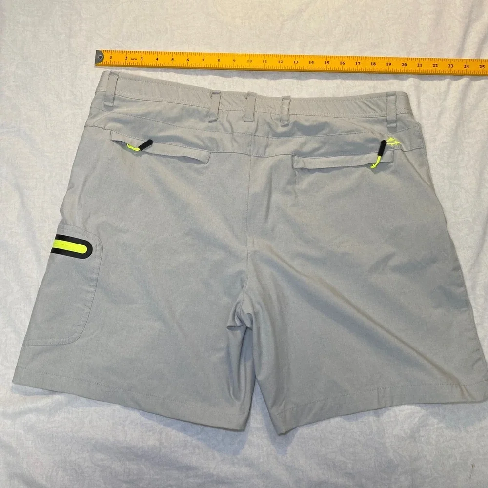 Loco Skail Performance Fishing Hybrid Shorts‎ Mens 42 Gray Tan 2 Pair Bundle